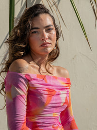 Off Shoulder Top- Orchid
