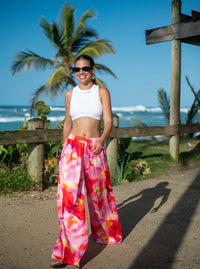 Sofi Silky Pants - Orchid