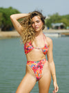 Arena Mid Rise Bottom- Tropical Bloom - FINAL SALE