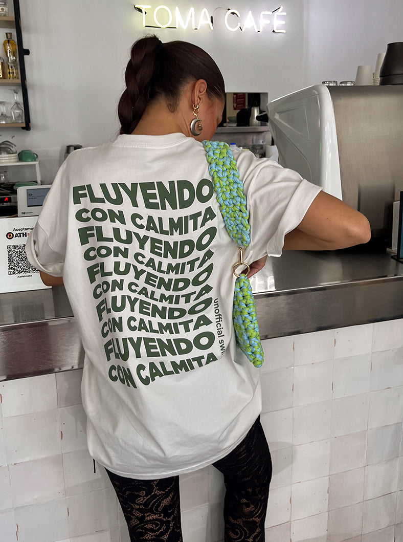 Mecha Corta - Fluyendo Con Calmita - Bone White