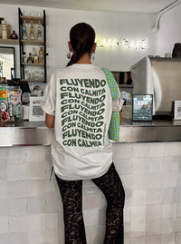 Mecha Corta - Fluyendo Con Calmita - Bone White
