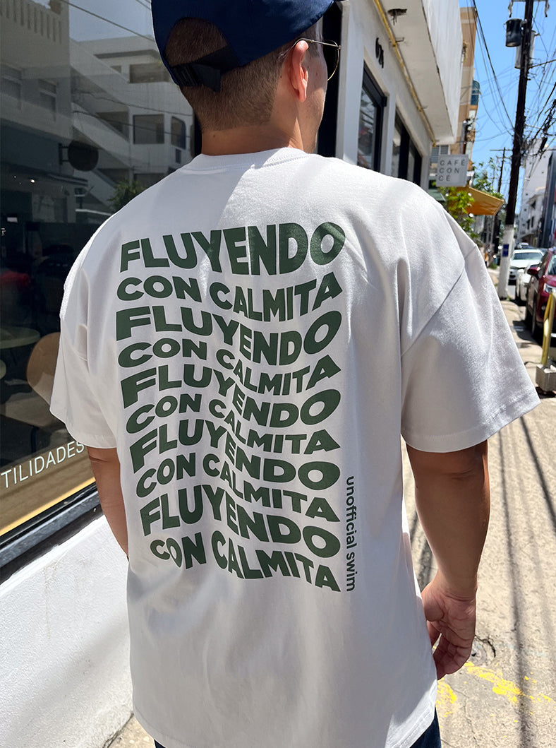 Mecha Corta - Fluyendo Con Calmita - Bone White