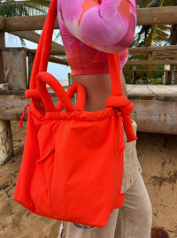 Bobbi Multi Use Tote Bag- Orange