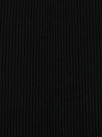 Nina Underwire Top- Black Rib