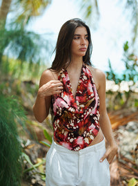 Cowl Top- Velvet Orchid