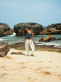 One Shoulder Top- Dark Could