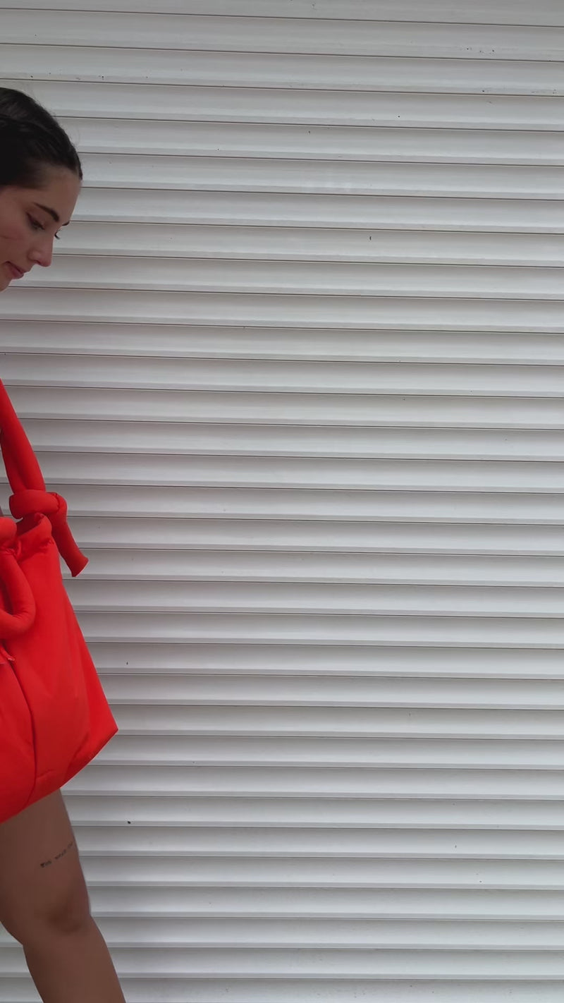 Bobbi Multi Use Tote Bag- Orange