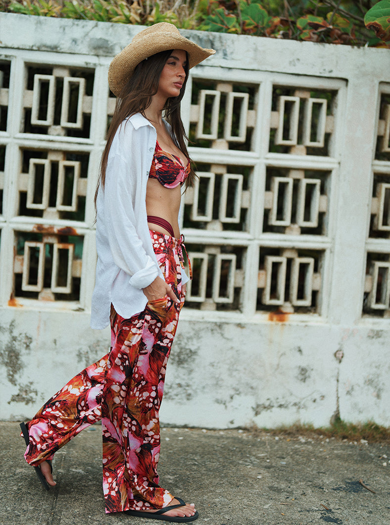 Sofi Silky Pants - Velvet Orhid
