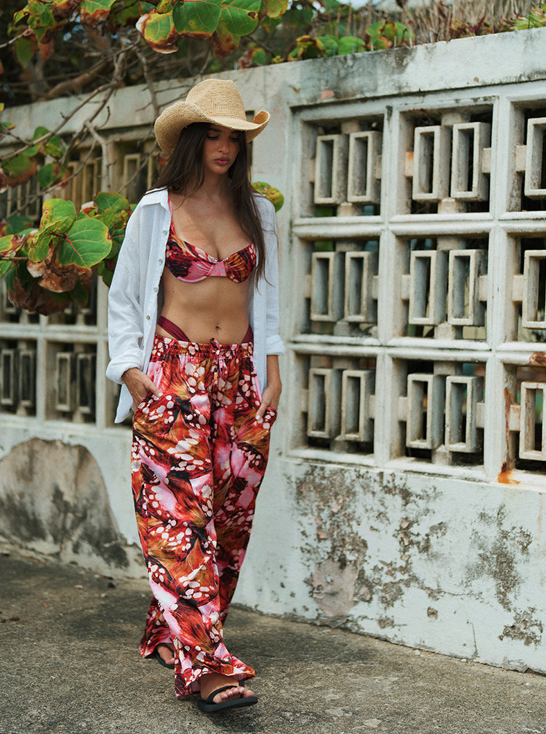 Sofi Silky Pants - Velvet Orhid