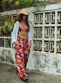 Sofi Silky Pants - Velvet Orhid