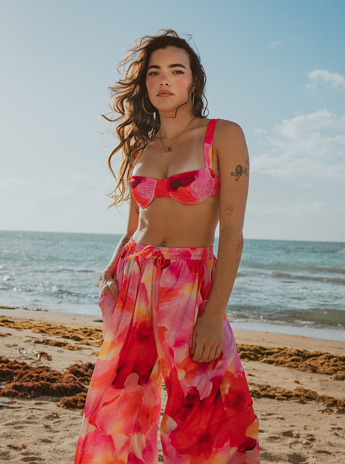 Sofi Silky Pants - Orchid